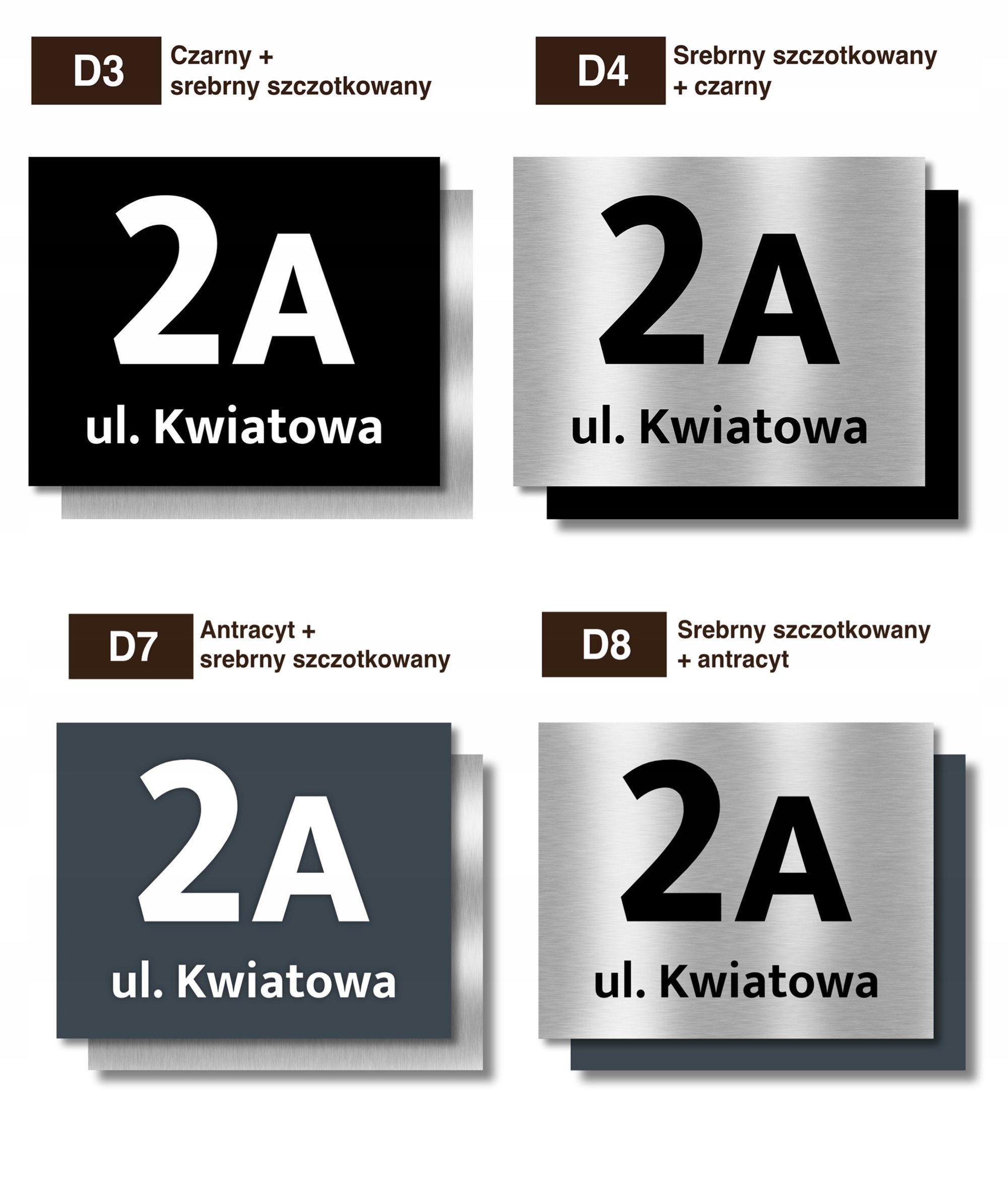 tabliczka tablica ADRESOWA numer domu 22x27 alu. Marka inna