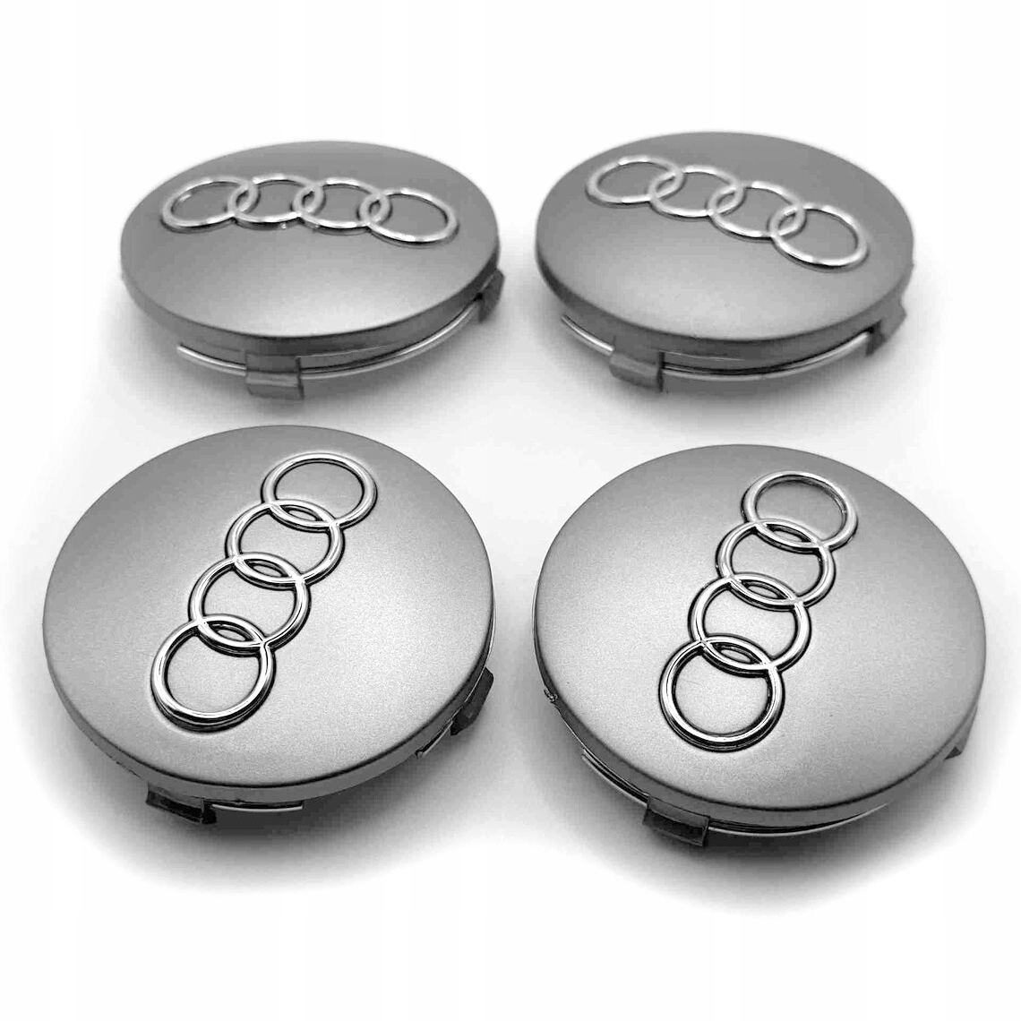 Dekielek Smart-Tel.pl 60 mm Audi DEKIELKI-AUDI-60mm-SREB-SV