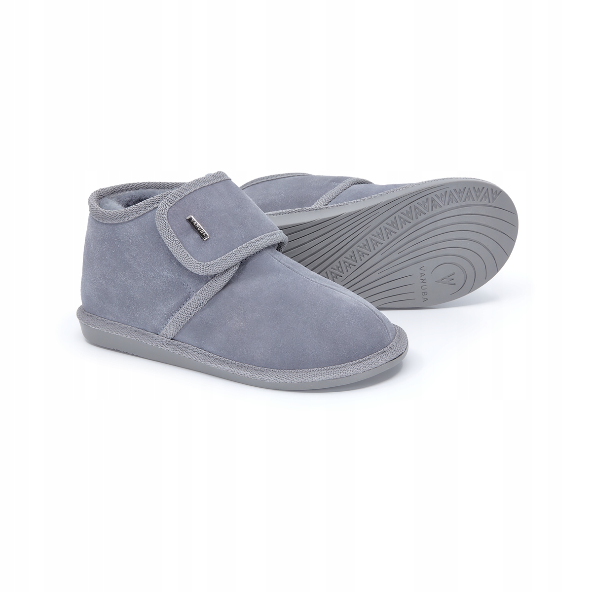 Dámské Pantofle vlněné pantofle, teplé, Šedé, vel. 39