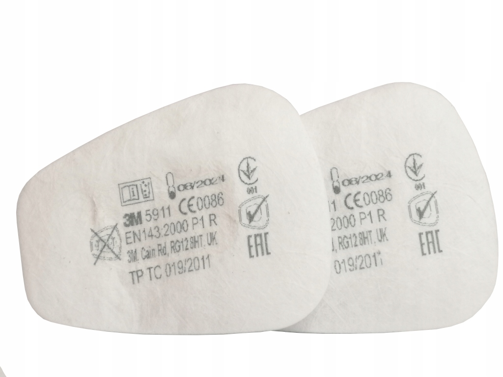 

3M 5911 P1 filtry przeciwpyłowe FFP1, 2 szt
