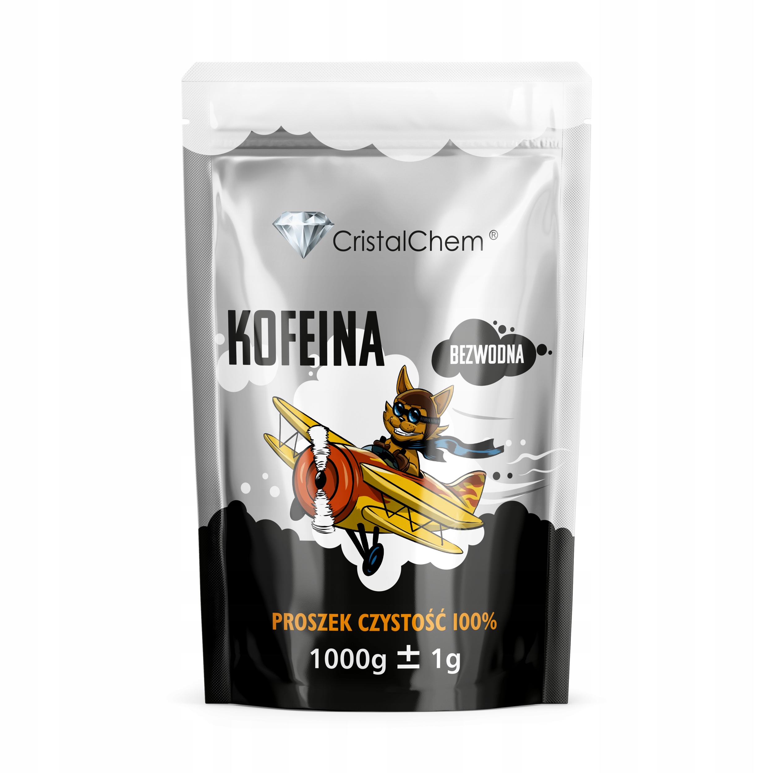Bezvodý kofein Cspc Pudr 100% * Prach * 1000 g * * Kvalita