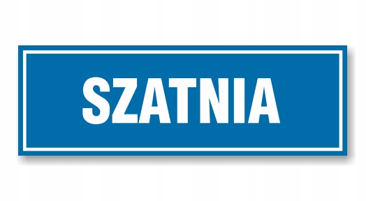 Naklejka OP-07 - SZATNIA