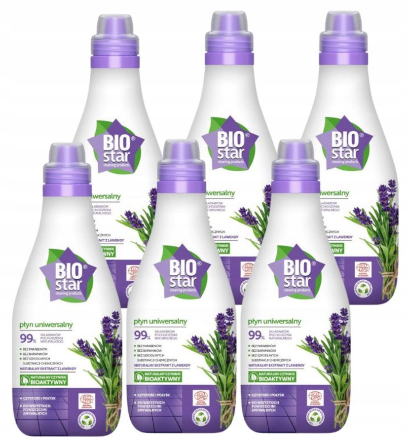 Levně Biostar eko univerzální tekutina s přírodním extraktem levandule 800 ml x 6 ks