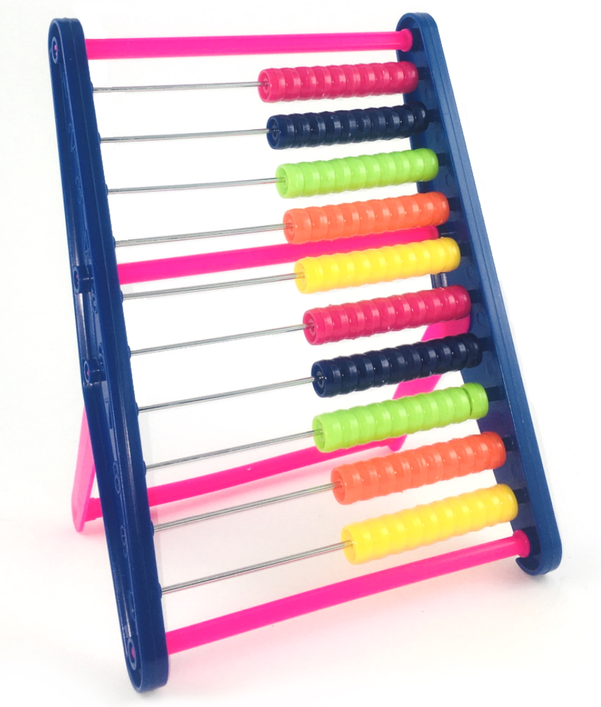 KOLOROWE LICZYDŁO PLASTIKOWE SZKOLNE 10-RZĘDOWE Marka Dromader