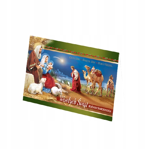 KARNET LAURKA KARTKA ŚWIĘTA BN KOPERTA OPŁATEK I