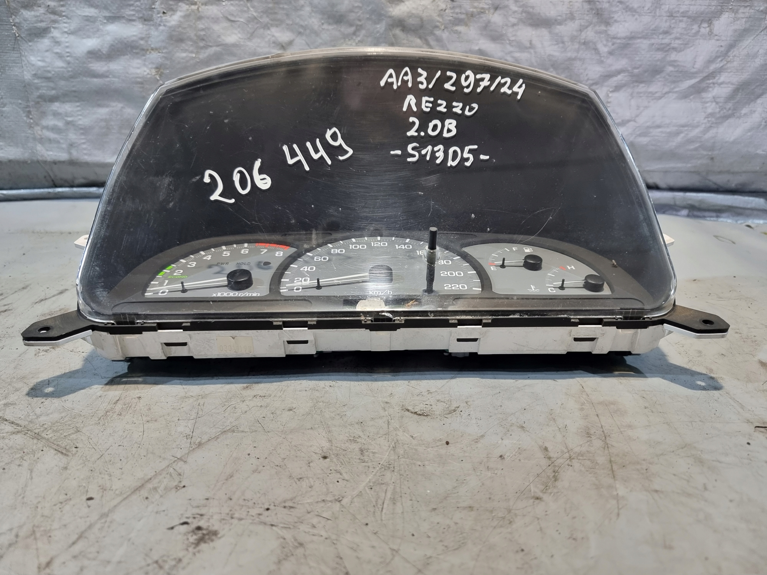 dials dials OE 96498321 DAEWOO REZZO 2.0B 03r