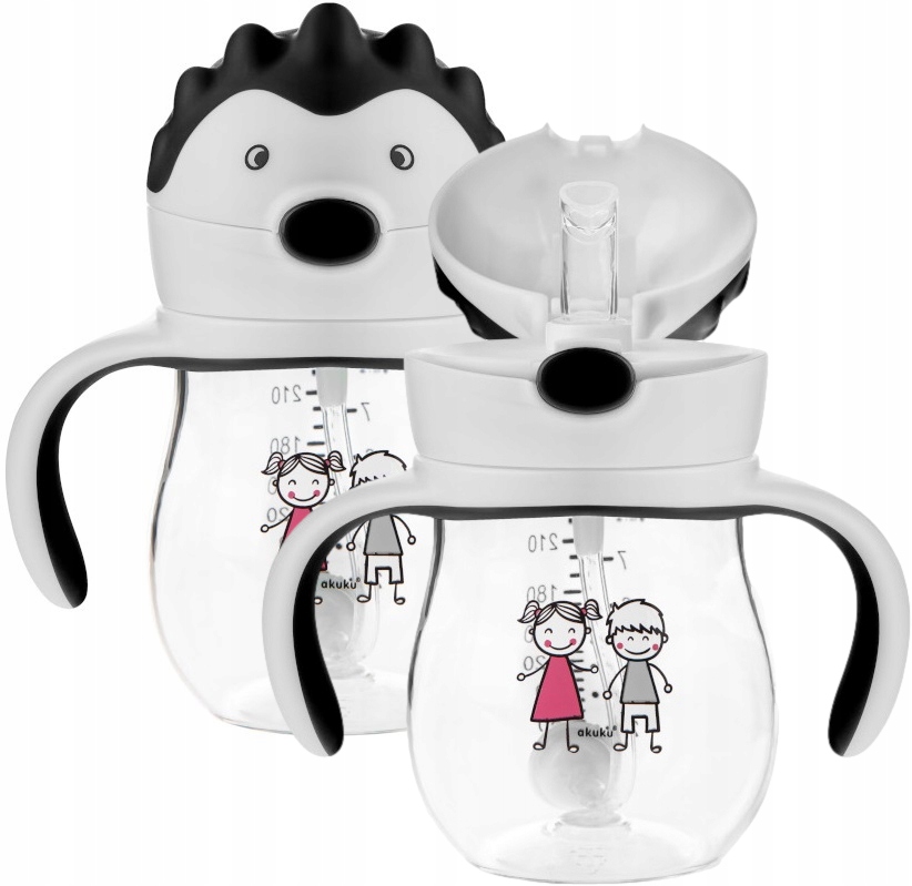 

Akuku Innowacyjny Kubek Bidon Z Obciążoną Słomką