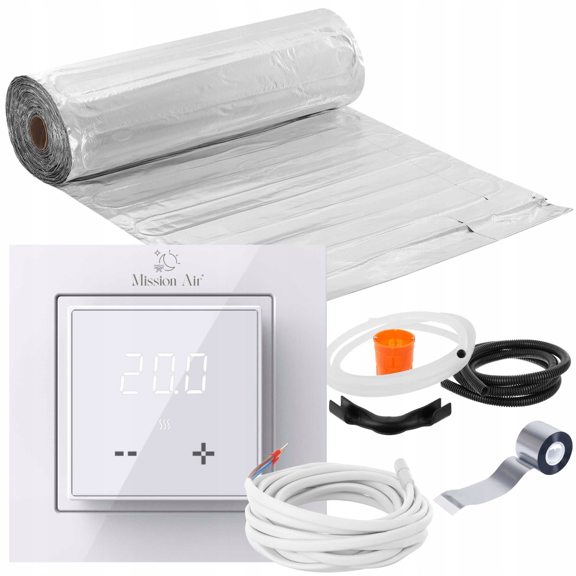 Sada Vykurovacia Rohož Mission Air pod panely MAL-160W/m² 8m² LCD