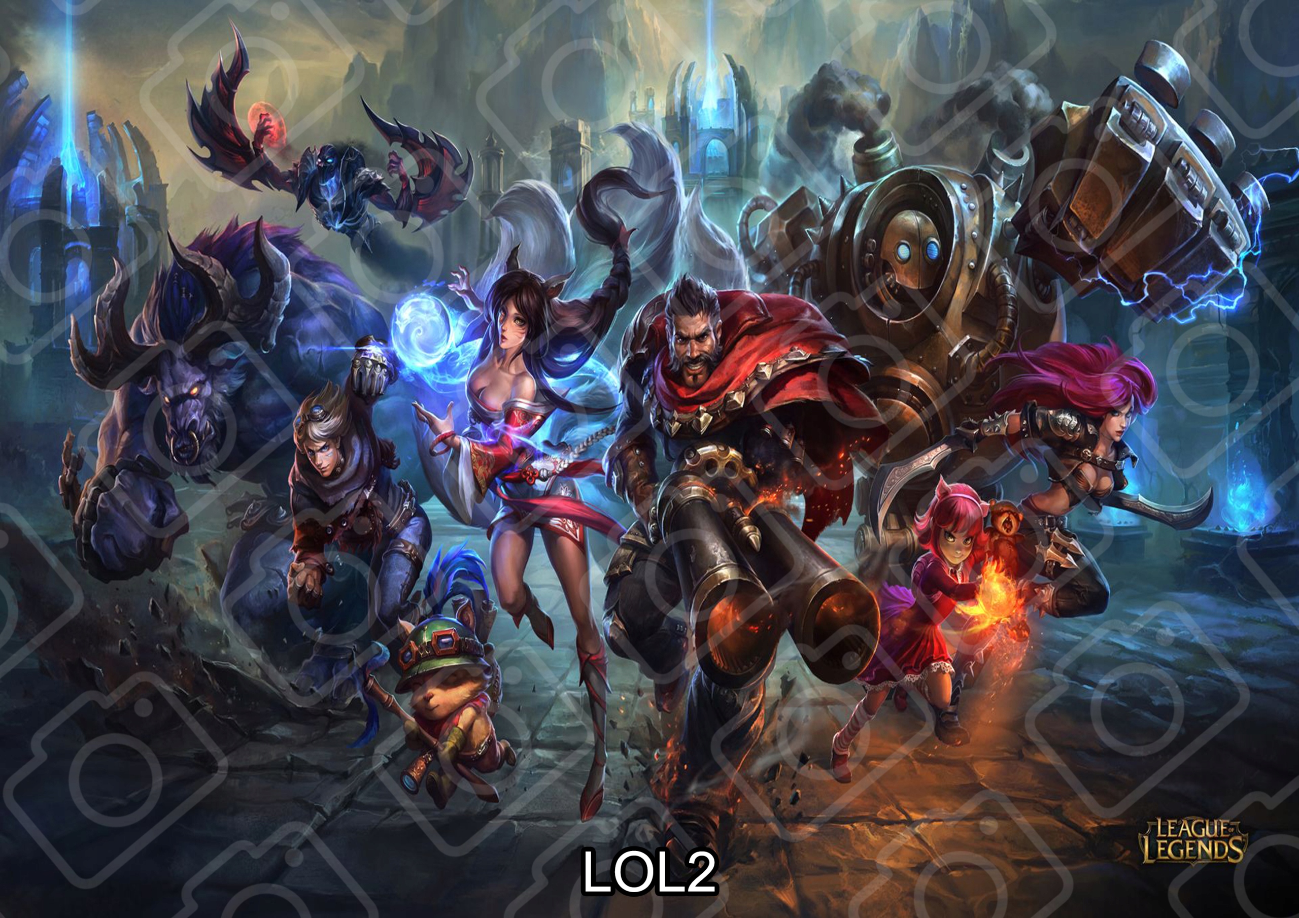 Opłatek na Tort Waflowy A4 LEAGUE OF LEGENDS Marka Mako