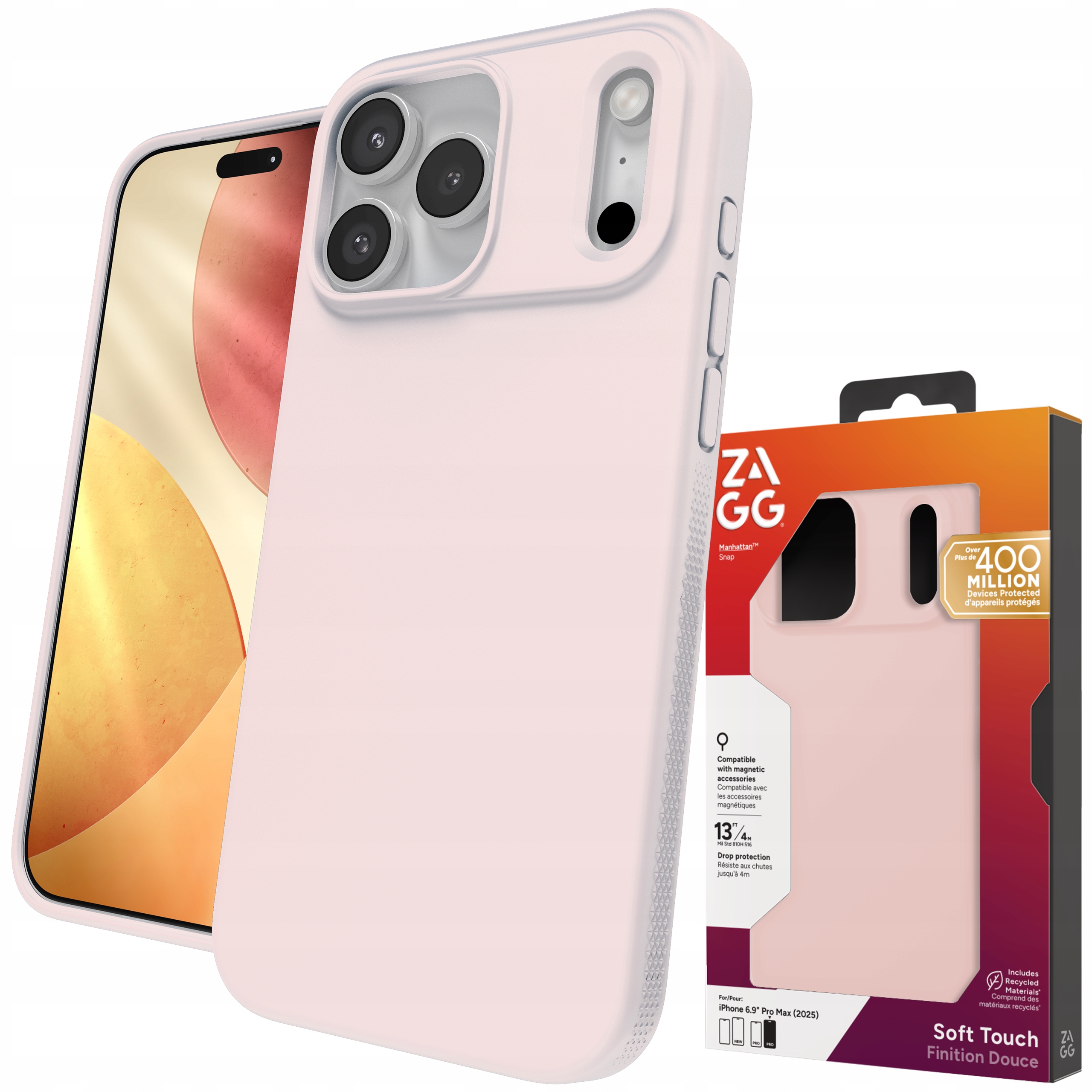 Zagg Manhattan Snap Case Pouzdro s MagSafe pro iPhone 17 Pro Max