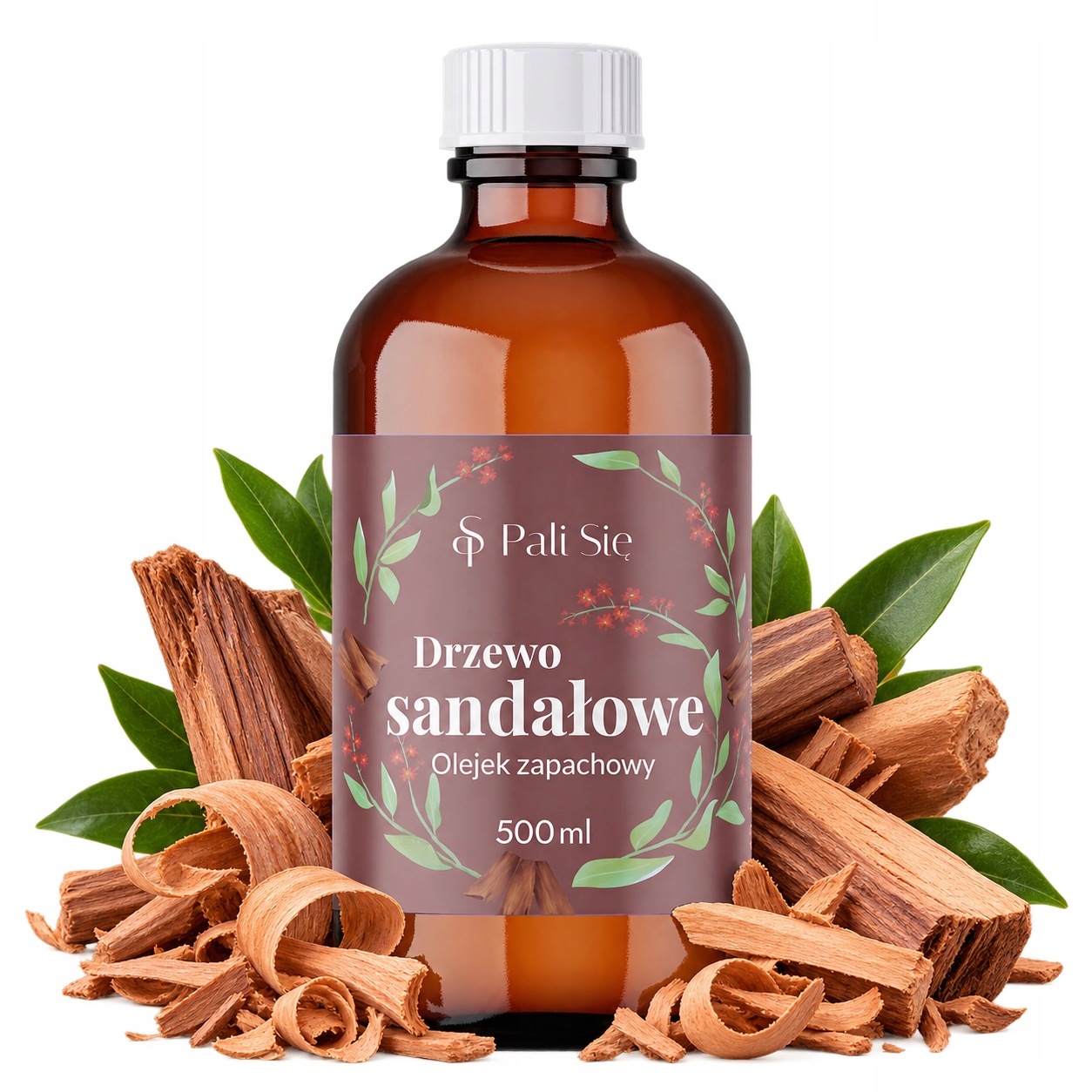 Vonný olej na svíčky, vůně Santalové Dřevo 500 ml Pali Się