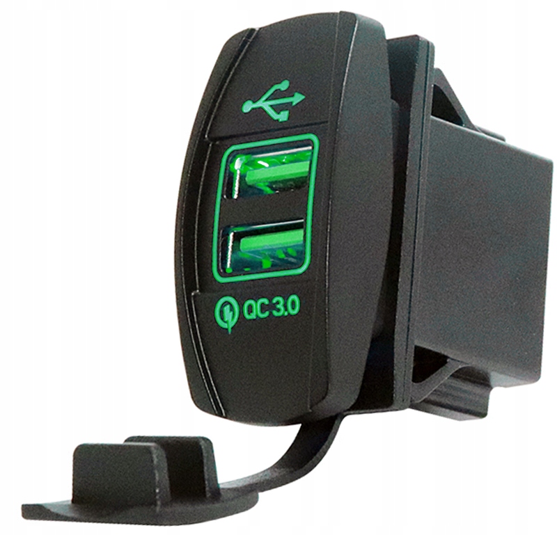 USB QC 3.0 GNIAZDO LADOWARKA 3A QUICK CHARGE Z