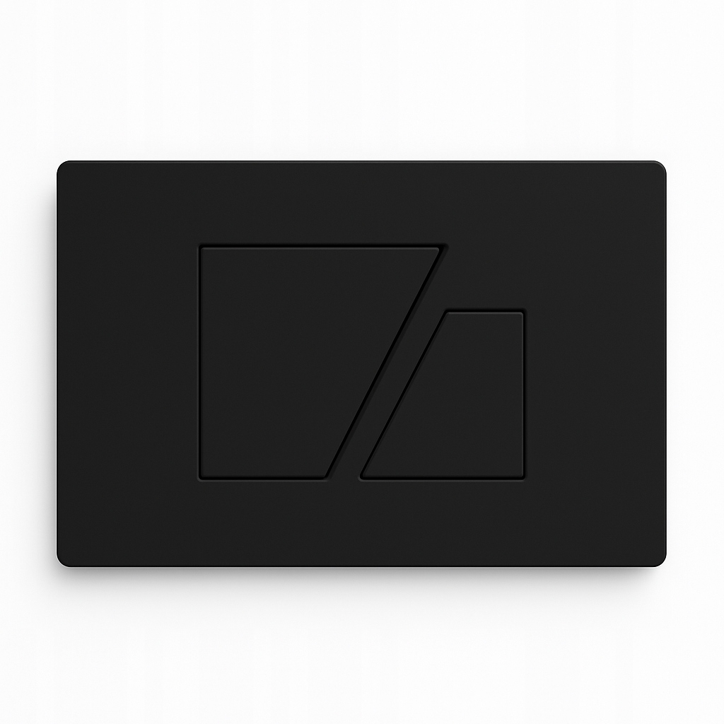 Splachovací tlačítko S 707 Černý Mat pro splachovač Sanit 995N 983N Ineo S 707