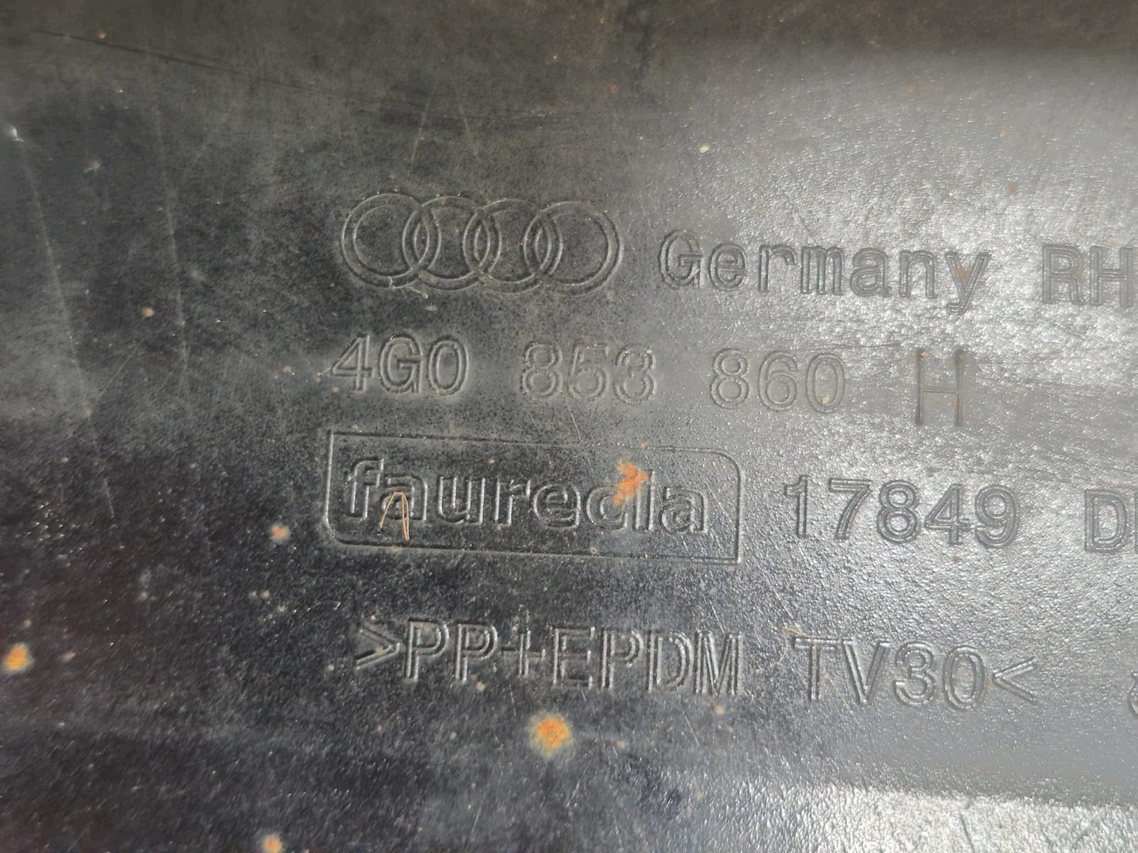 AUDI A6 C7 LIFT 14-18 S-LINE moulding threshold right threshold right 4G0853860H