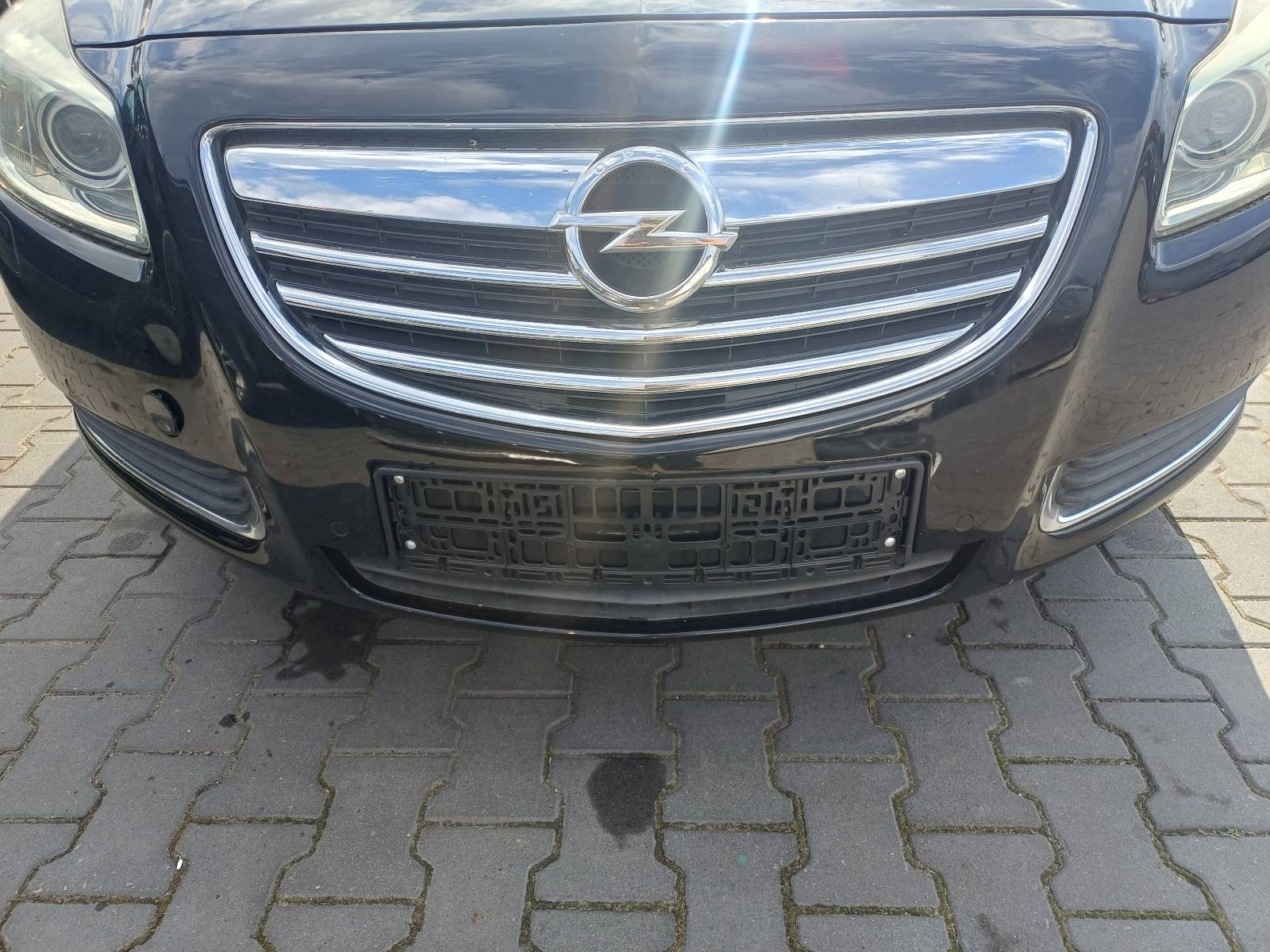 complete front bonnet bumper light XENON OPEL INSIGNIA A Z20R