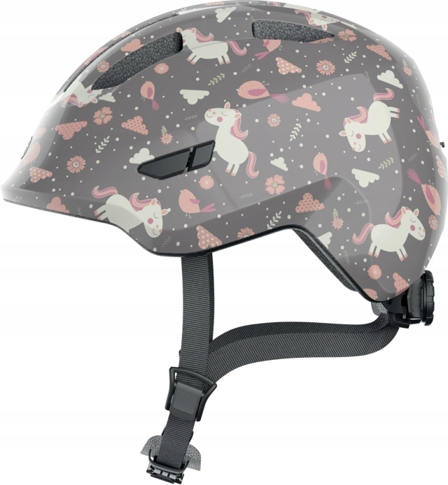 Kask rowerowy dziecięcy Abus Smiley 3.0 grey horse M