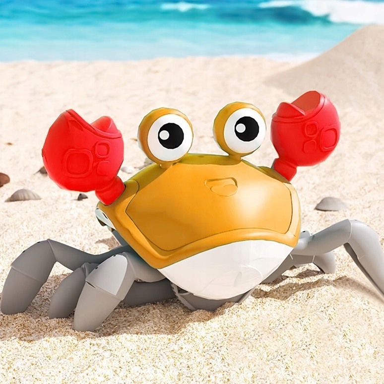 MEGA UCIEKAJĄCY PEŁZAJĄCY KRAB CHODZĄCY ZABAWKA INTERAKTYWNA DLA DZIECKA XL Wiek dziecka 3 lata +