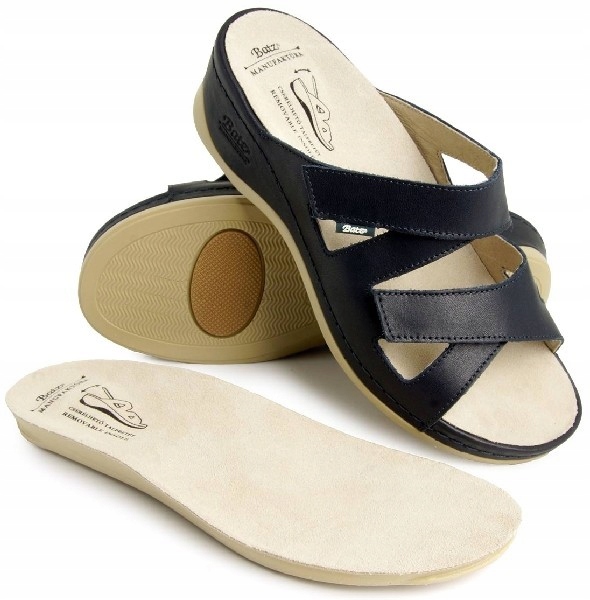 Dámské Nazouváky na léto Batz Evelin Přírodní kůže 40