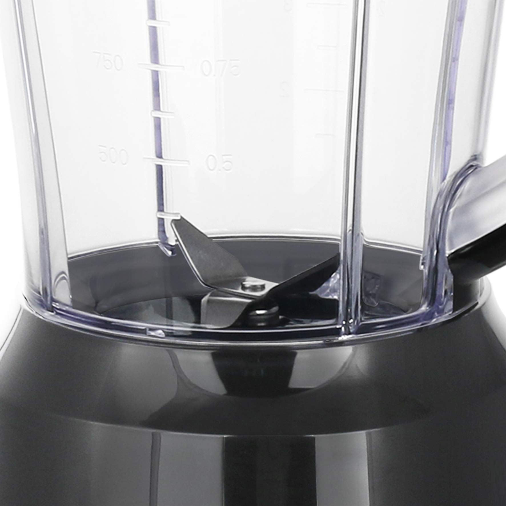 EMERIO Blender 500W Bez BPA Kruszenie Lodu 1.5l 2 Prędkości Czarny — miniatura 5