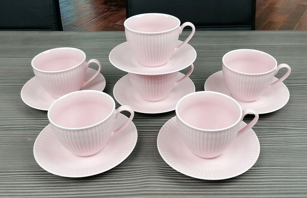 CHODZIEŻ DALIA GL05 RÓŻOWA ZESTAW KAWOWY 12 EL