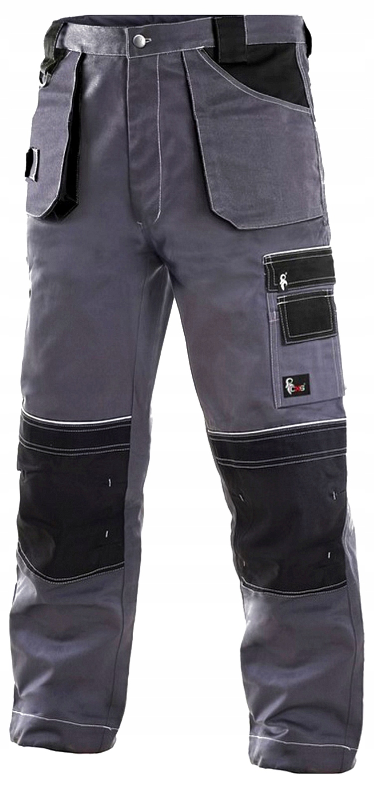 Canis Reflexní pracovní kalhoty zesílené Bavlna/Polyester 56