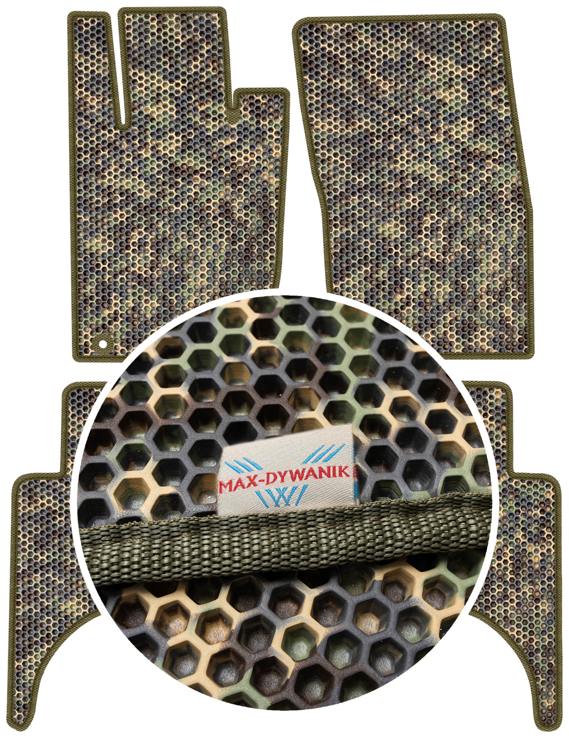 Fiat Fullback Pick-up 2015-2019 Gumové rohože do auta Eva Moro