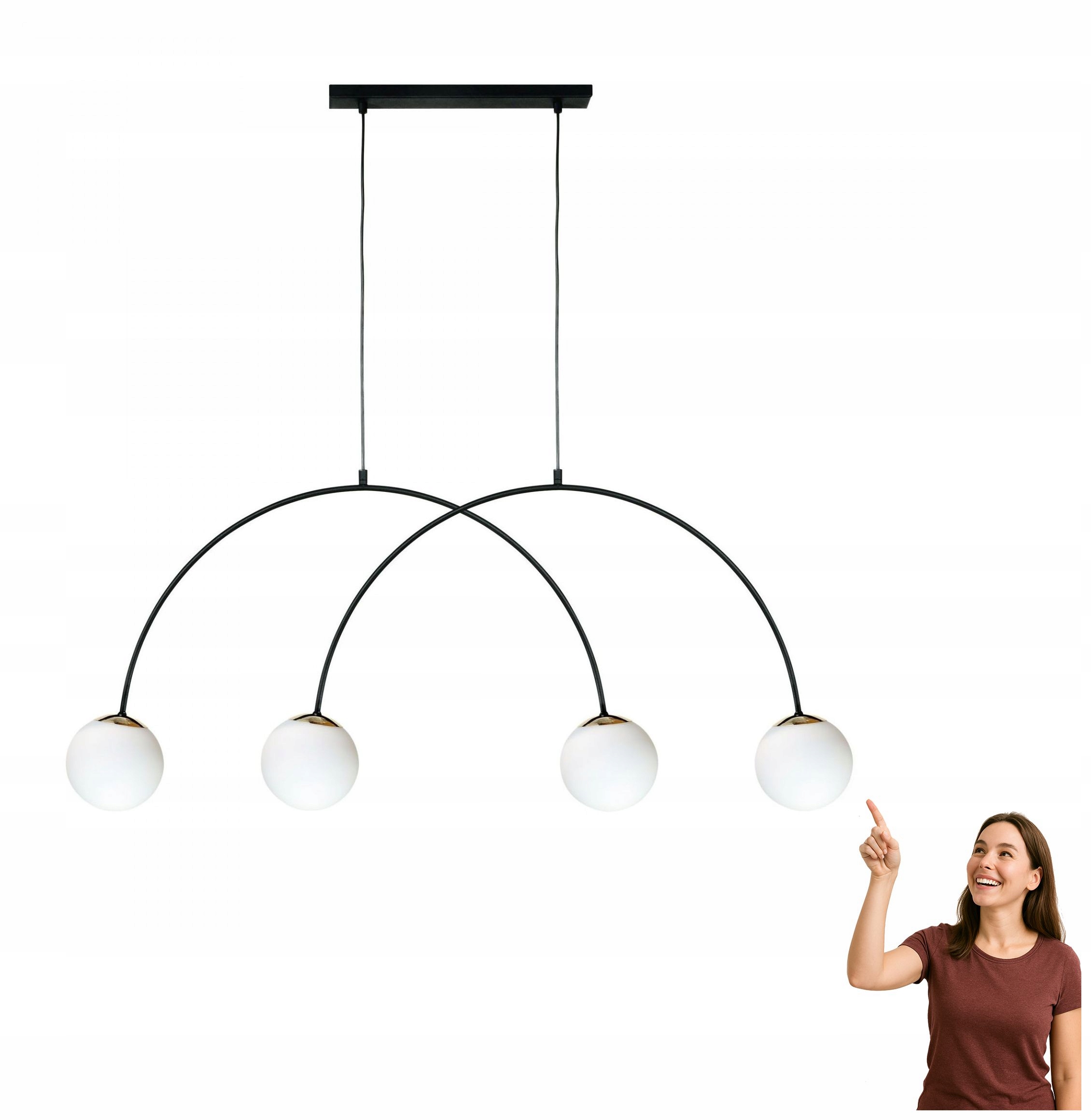 Závesná lampa Bow 1220 Zuma Line