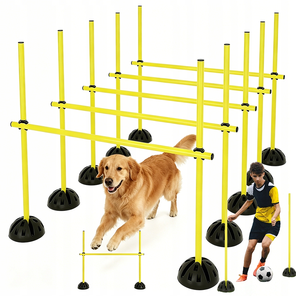 Przeszkody Treningowe Agility Komplet Można Dowolnie Łączyć Wielofunkcyjne