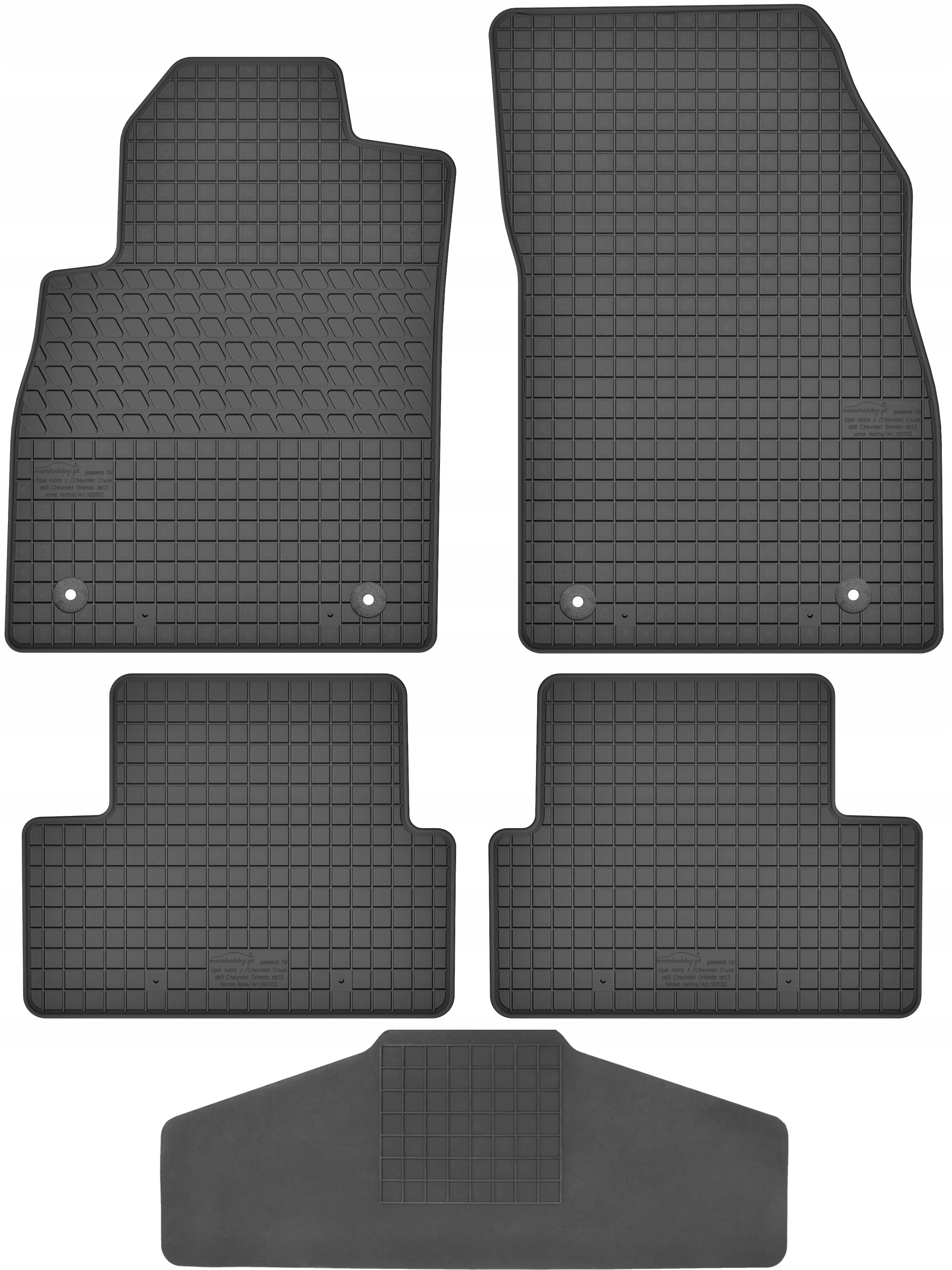 

Dywaniki dedykowane do Chevrolet Orlando Tunel