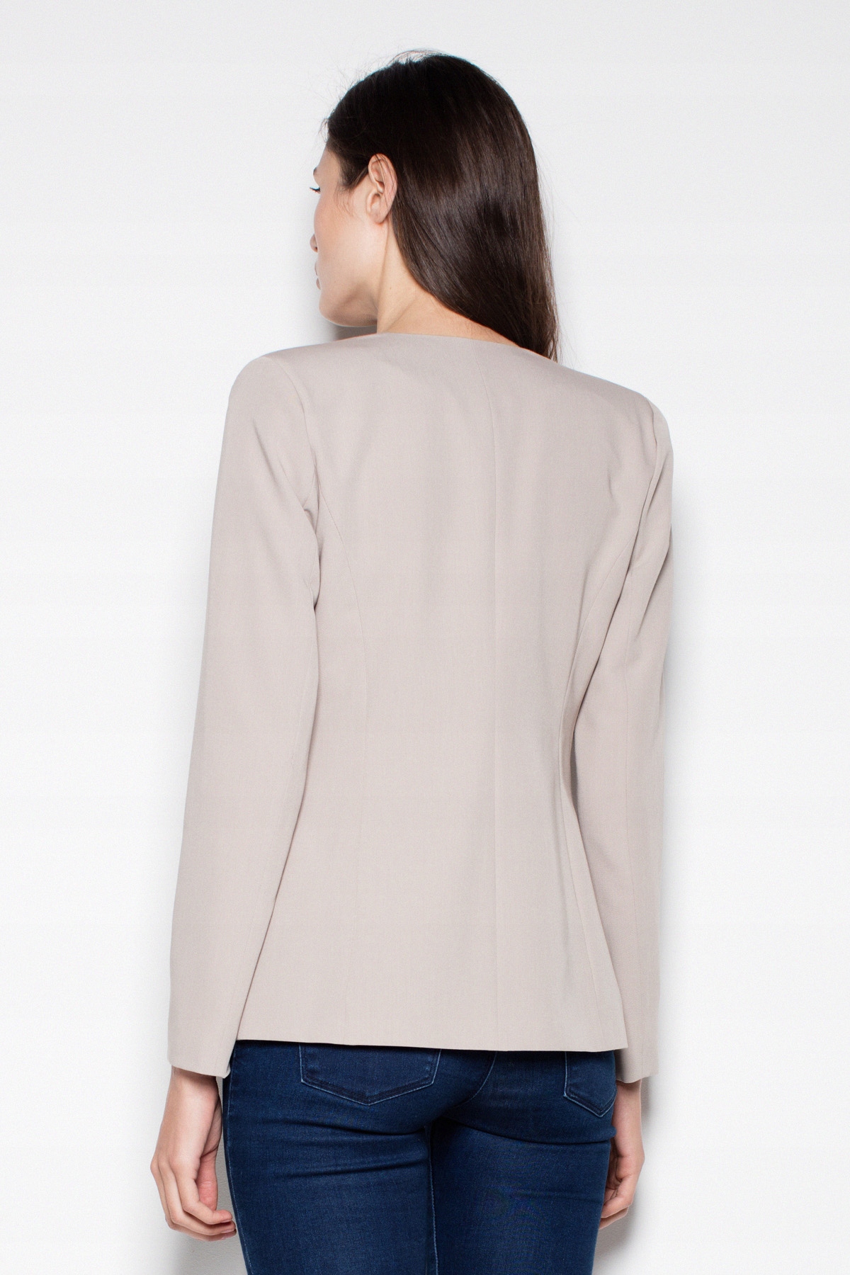 Żakiet VT086 beżowy M Marka inna