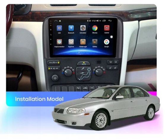 Radio dotykowe nawigacja Volvo S80 1998- Android WiFi Bluetooth GPS ...