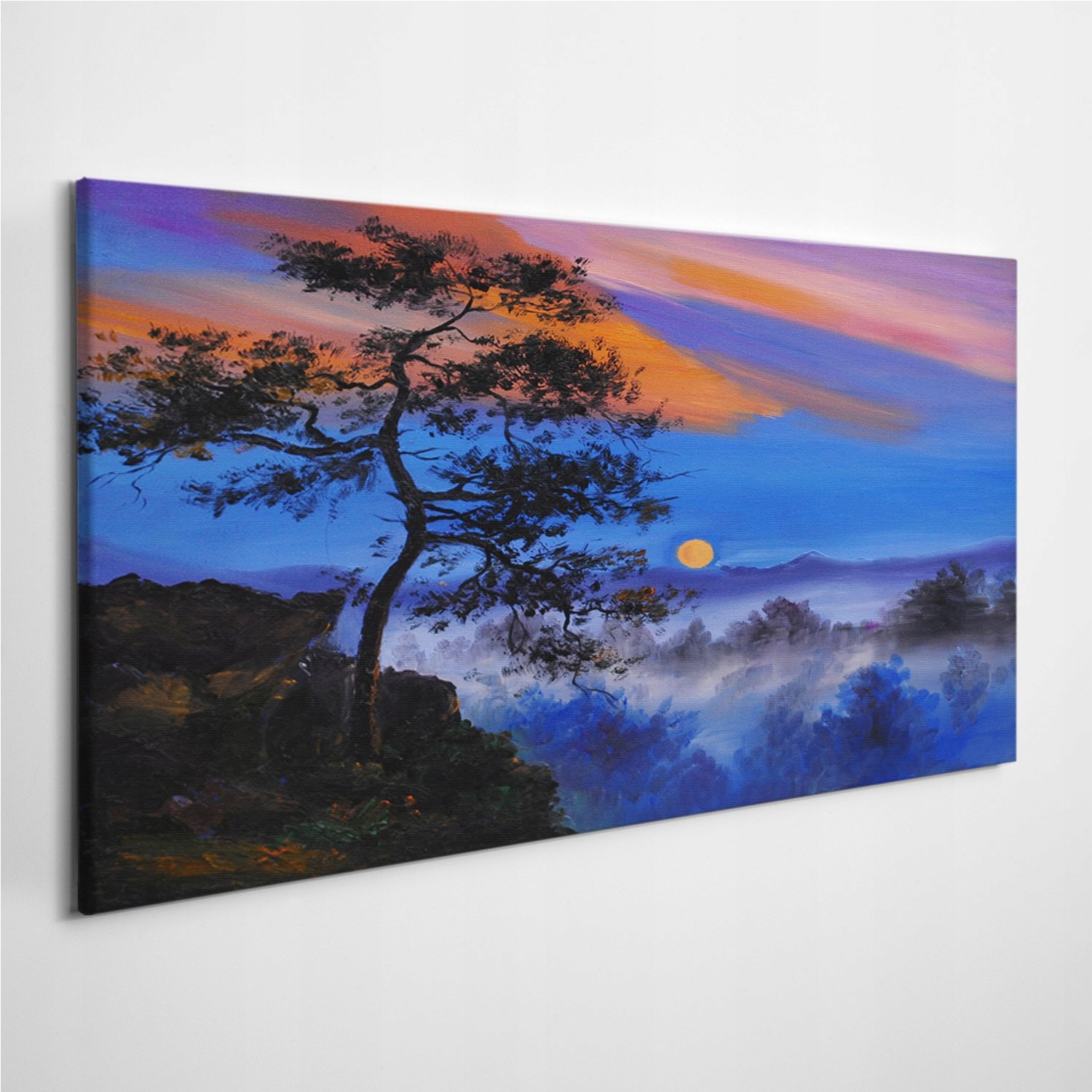 

Fotoobraz na ścianę Abstrakcja Góry Drzewa 120x60