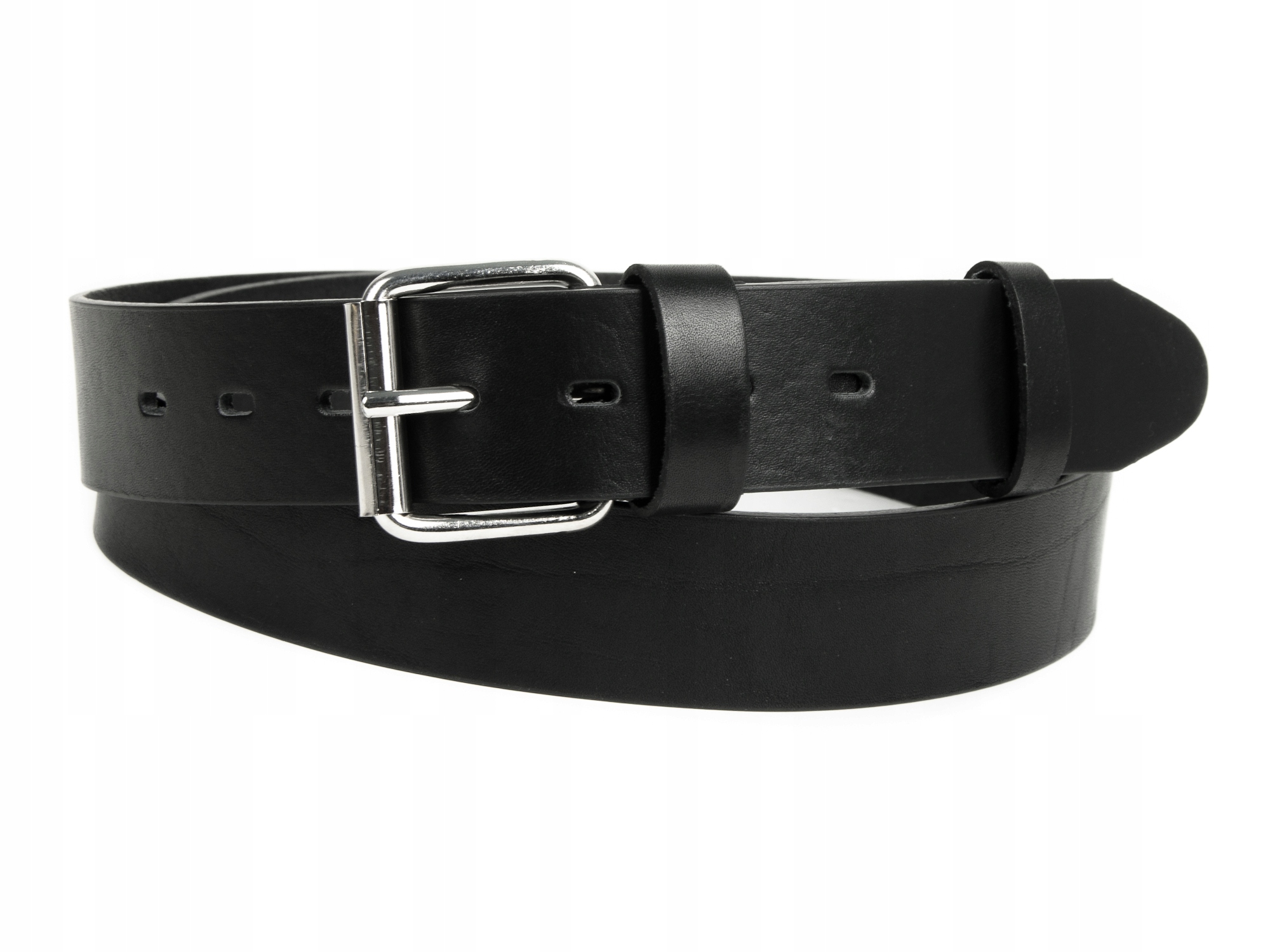 XXXXL 180 cm Pasek Męski Skóra Naturalna Klamra z Rolką