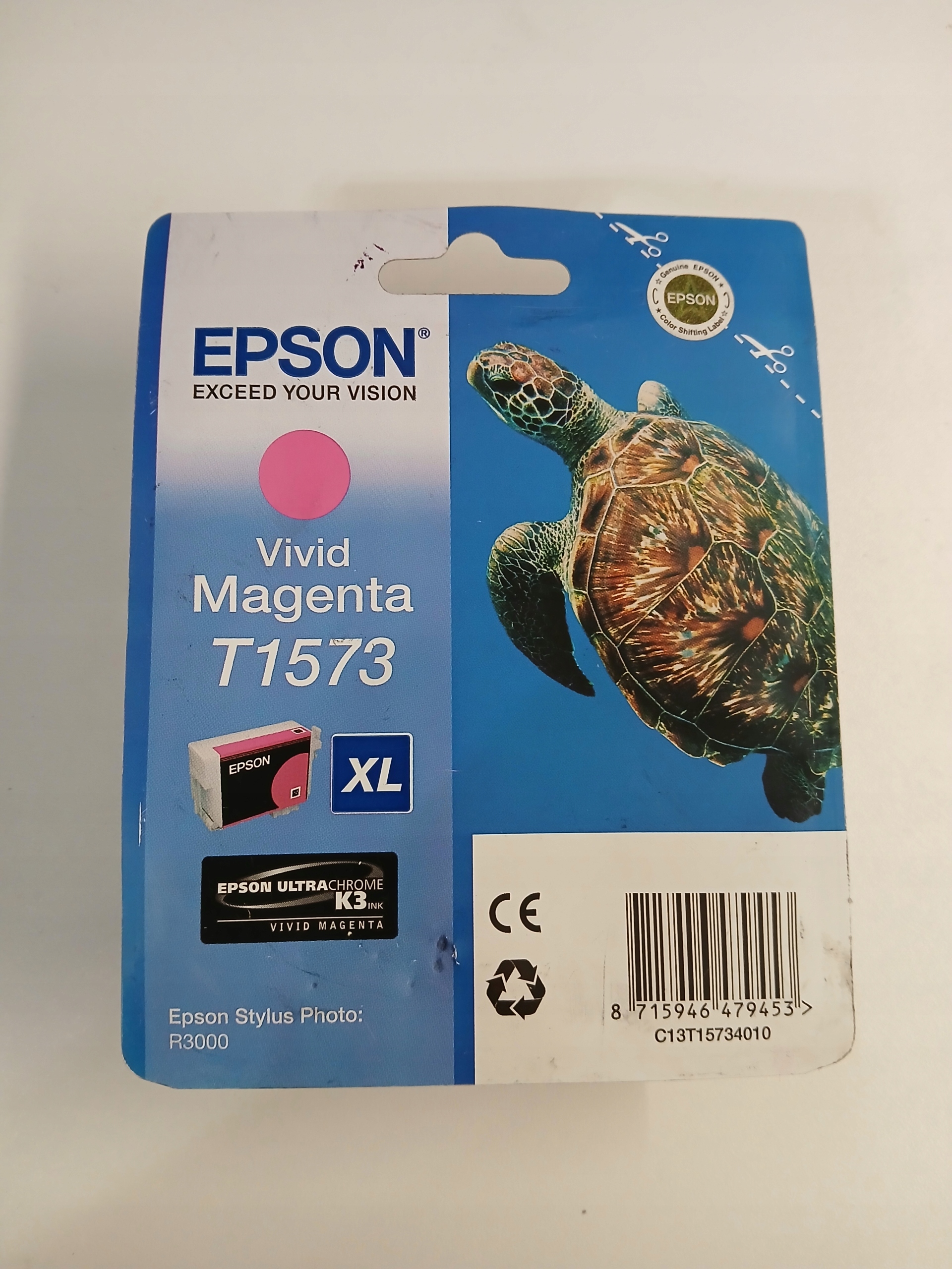 Inkoust Epson T1573 Magenta C13T15734010 Originál R3000