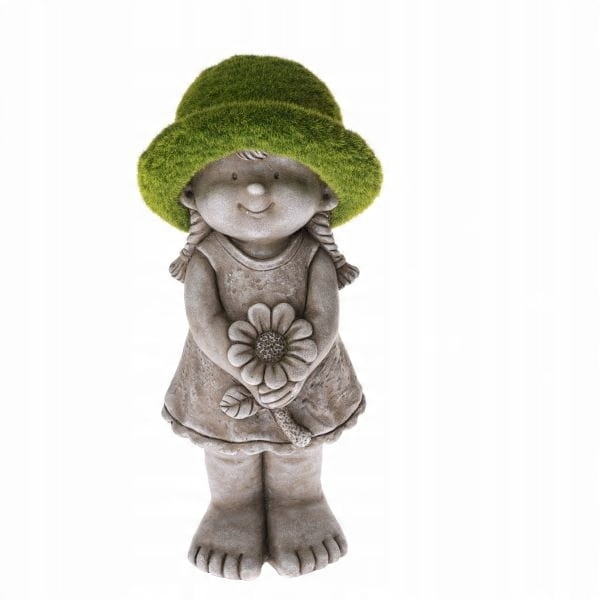 

Ceramiczna figurka Dziewczynka z mchem Chrobotek