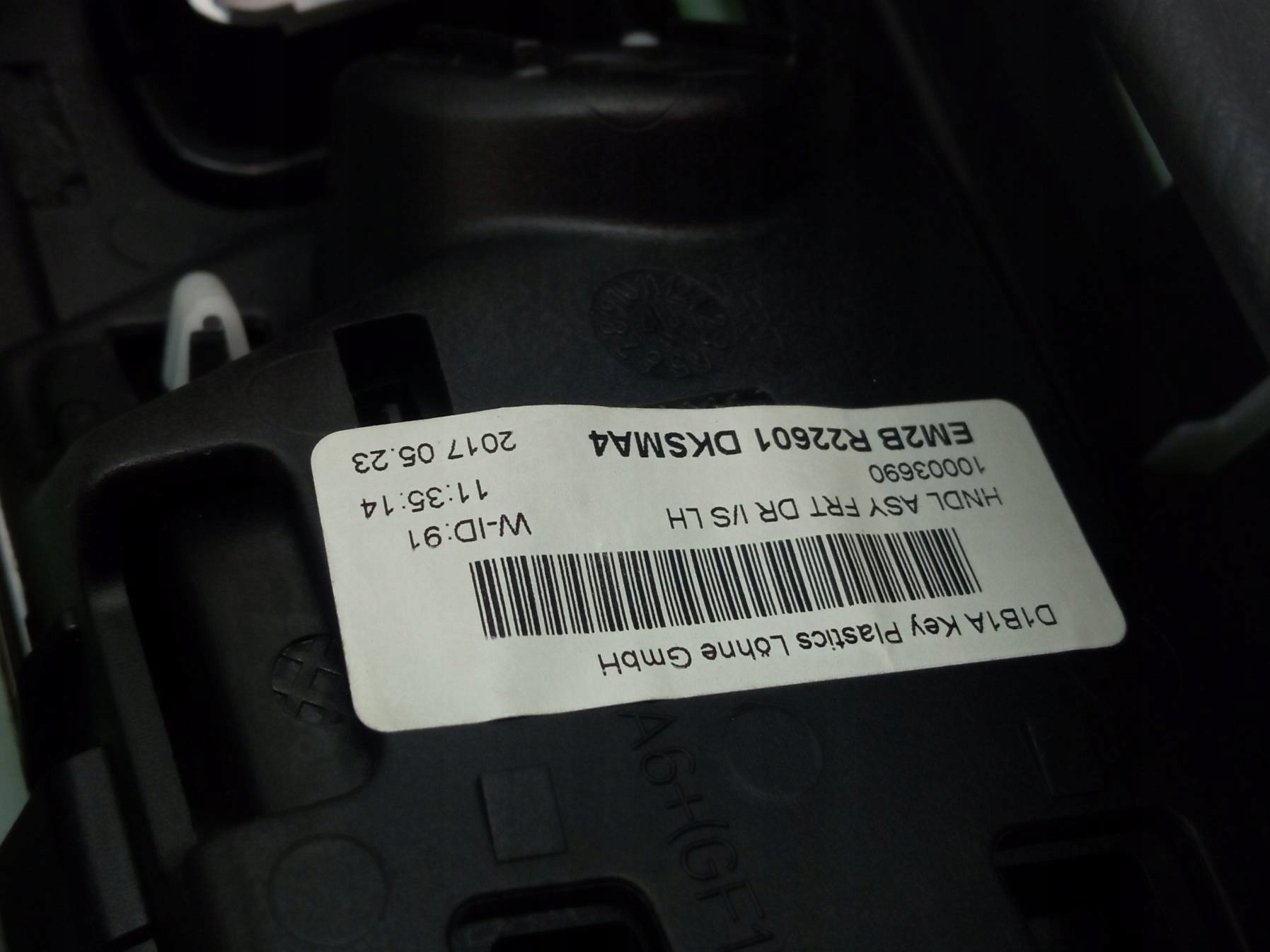 upholstery side left front driver´s MK2 Ford S-MAX II (2015-2023)