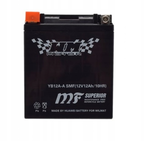 

Akumulator kwasowy YB12A-A Wm Motor 12V Smf AB0022