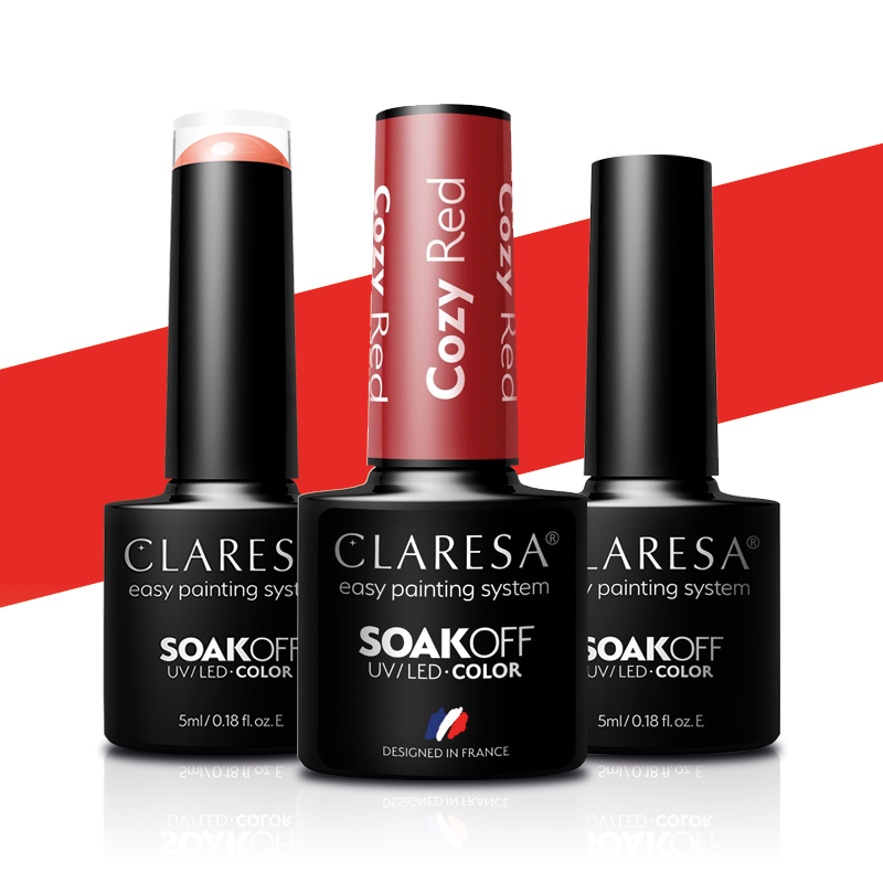 412 RED UV Nagellack 5 ml Claresa — 13
