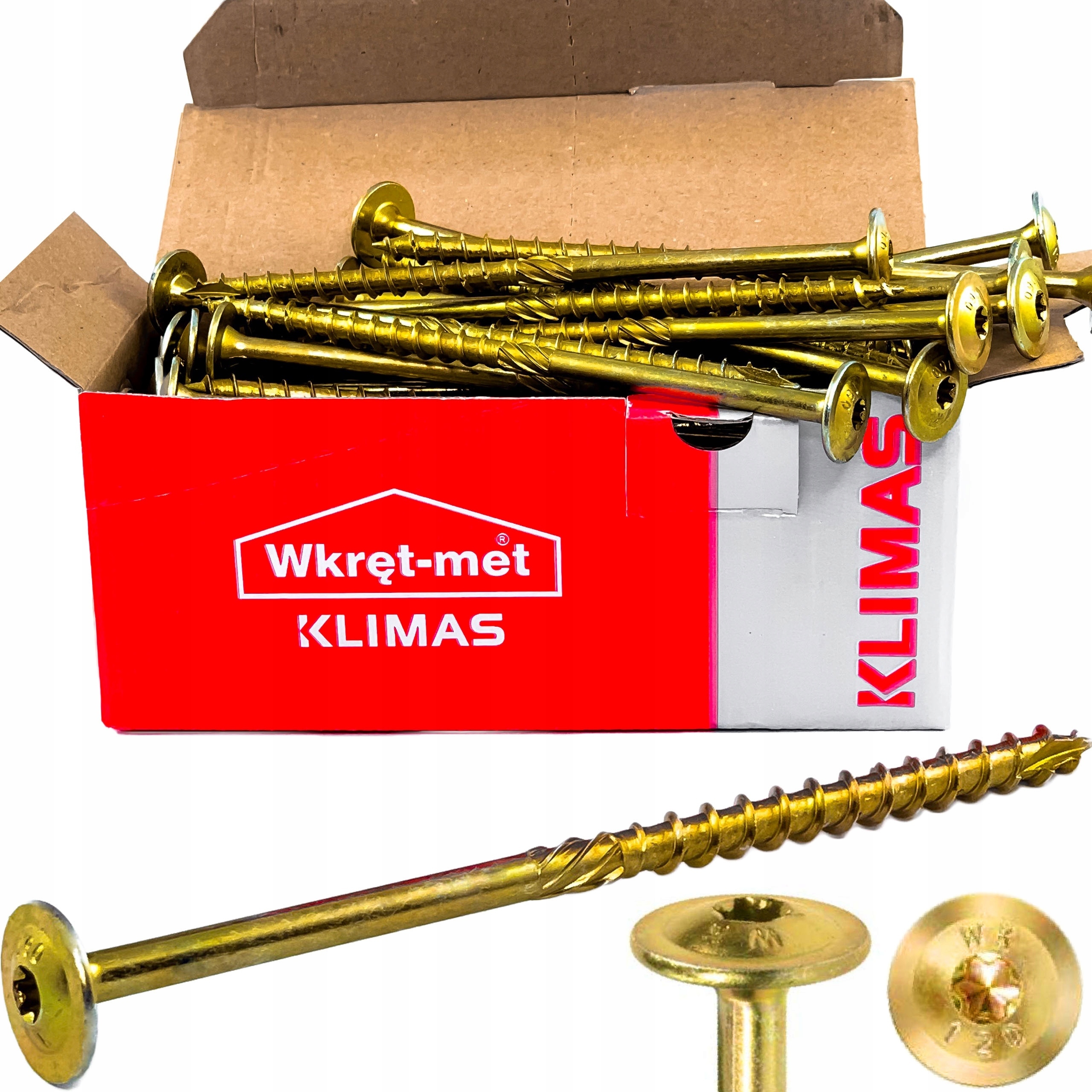 

Wkręty do Drewna Ciesielskie Talerz Torx 8x220 50s