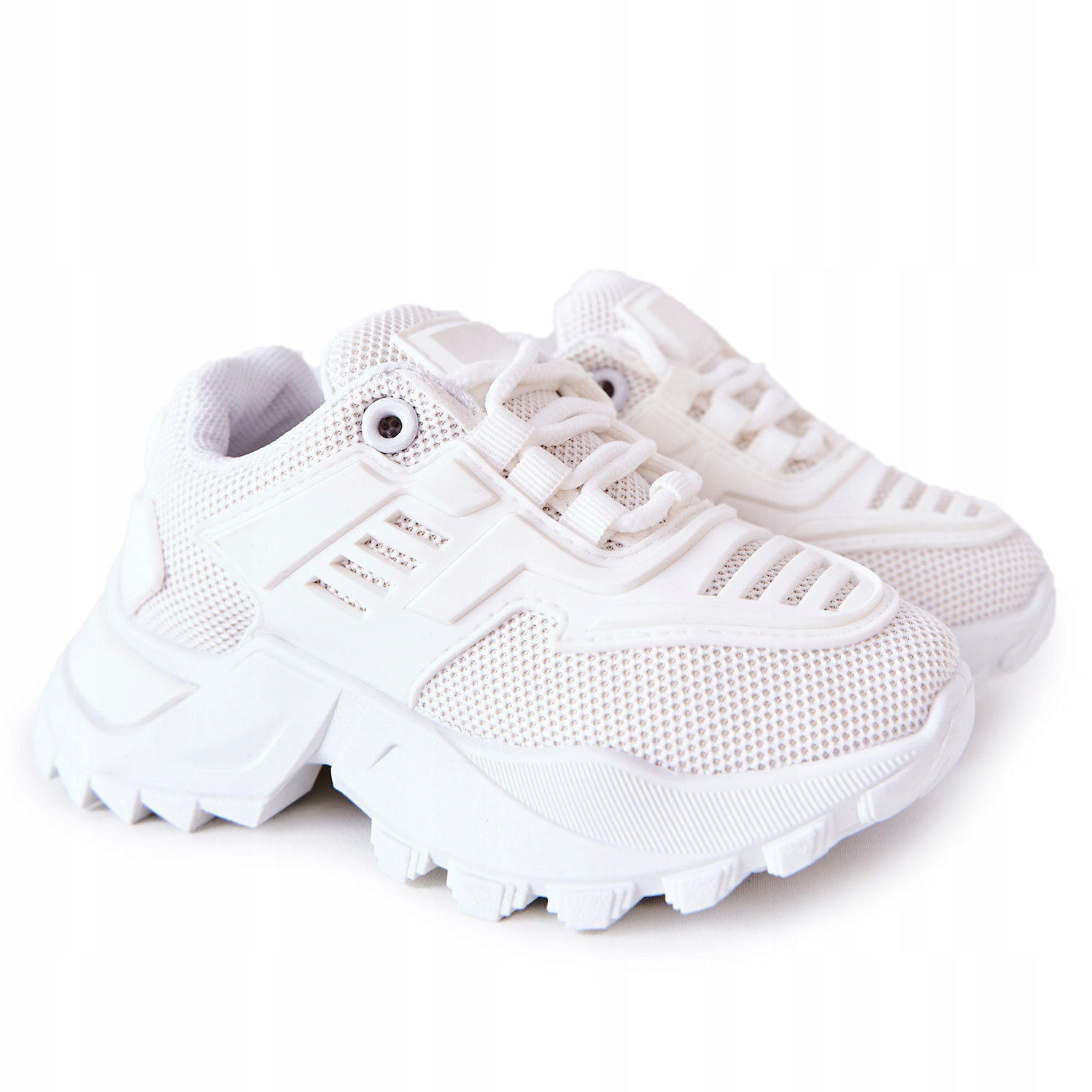 

Dziecięce Sneakersy Białe Profilowane 32