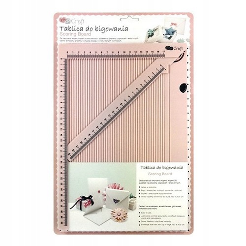Tabule na bigování ohýbání papíru, obálek a krabiček A4 ozdoby dárky
