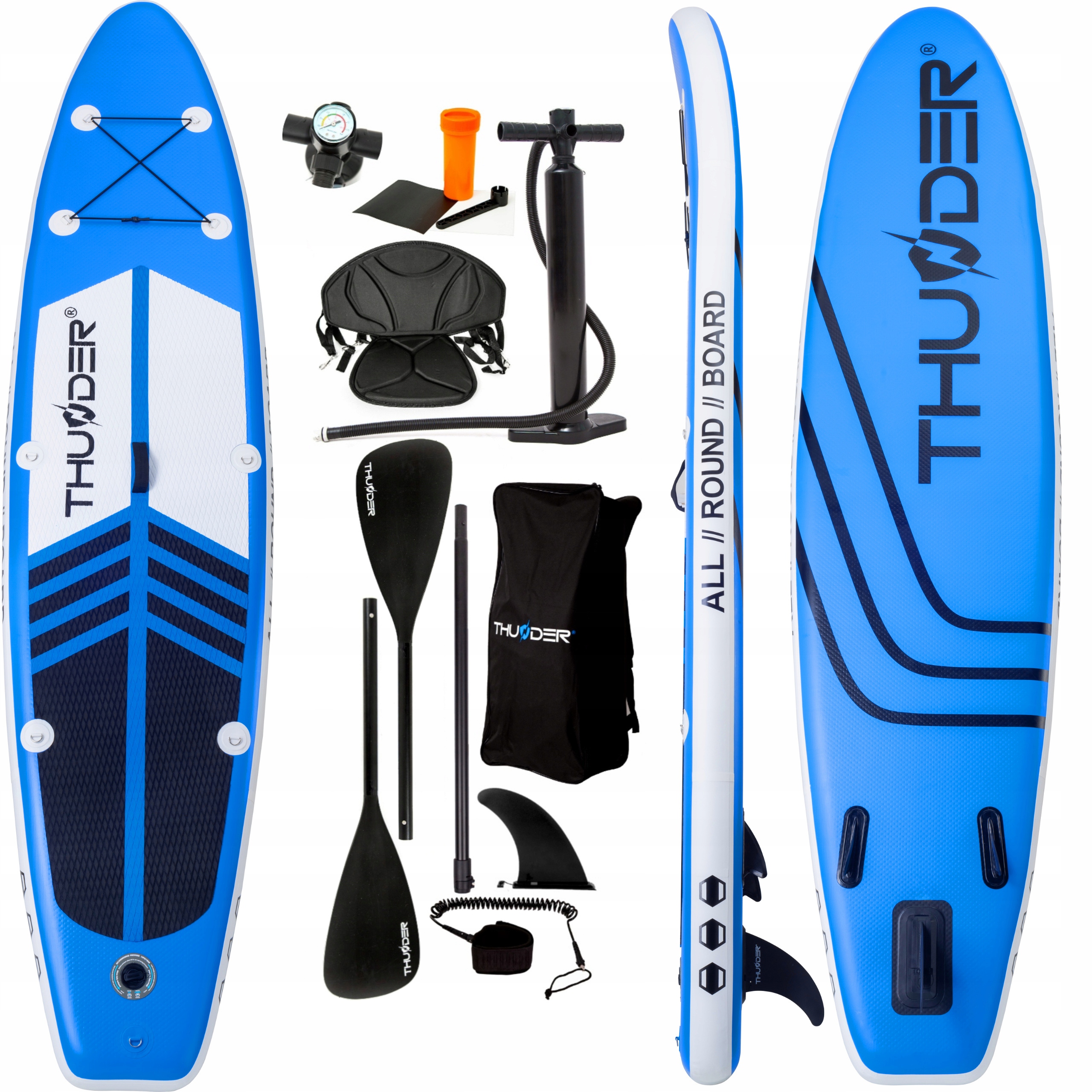 

Deska Do Pływania Sup 330CM Dmuchana 150KG Paddle