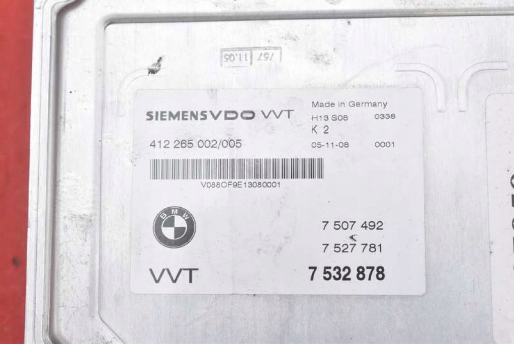 control unit module VALVETRONIC 7532878 BMW E63 4.8 V8 367 KM 03-07