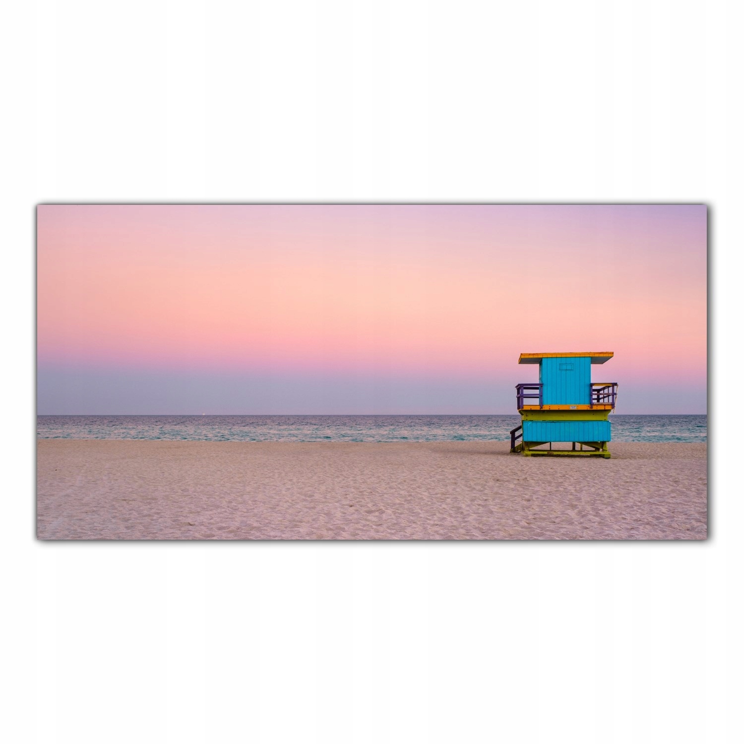 Miami Západ slunce 100x50 Tvrzené sklo lacobel