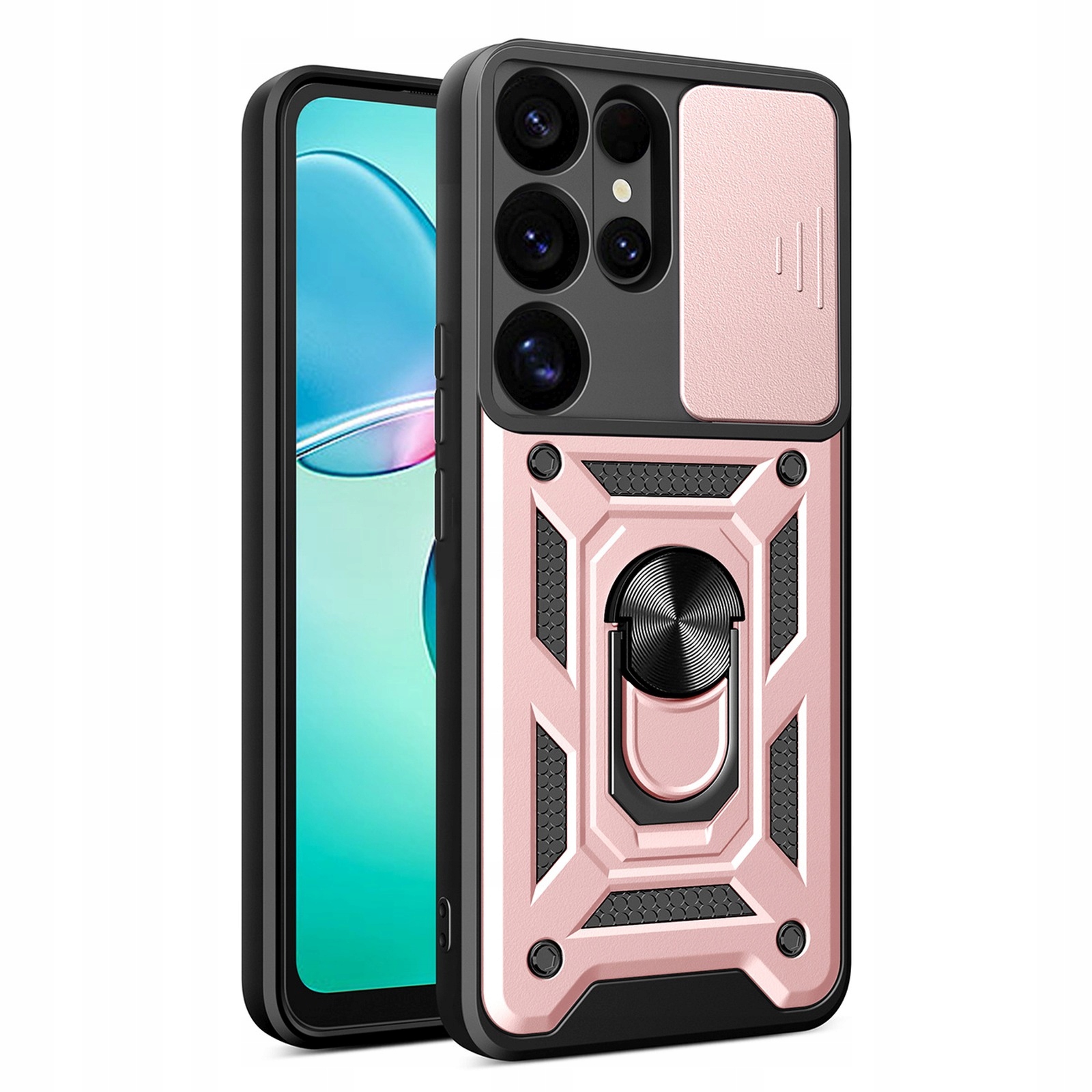 Etui pancerne Hybrid Armor Camshield z osłoną aparatu i metalowym do S25