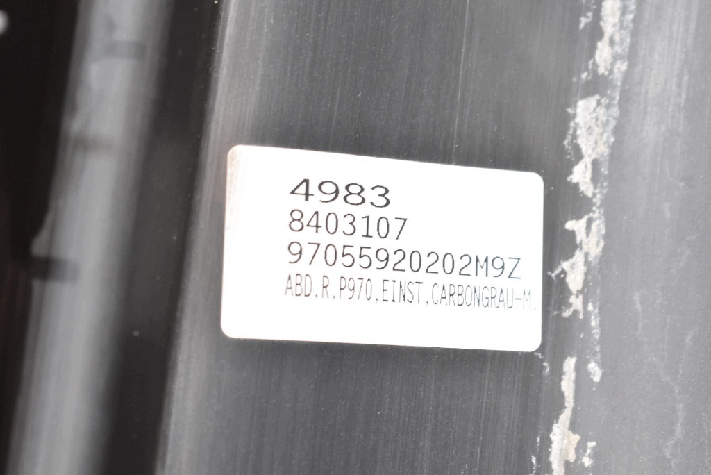 cap threshold right LM9Z 97055920202 PORSCHE PANAMERA 970 4S 09-13