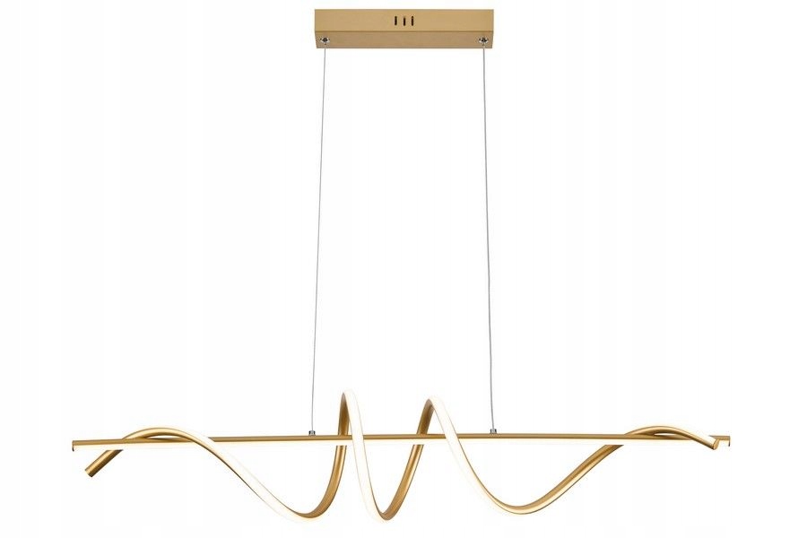 Lampa nad ramenom, dlhý stôl, štýlová zlatá Led dióda Serpent 339701-09