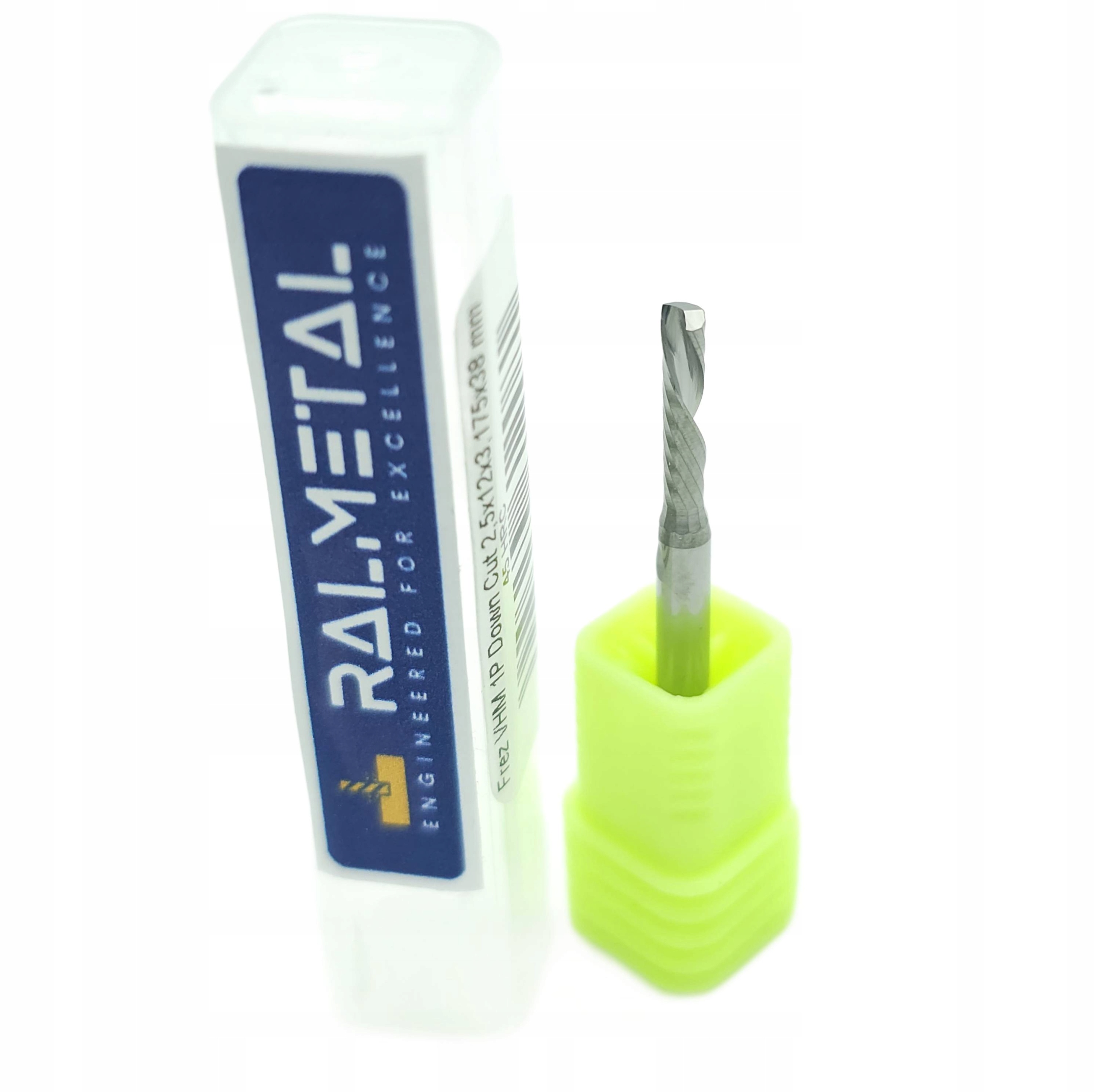 Frez VHM 1P Down Cut 2.5 x 12 x 3.175 x 38 mm