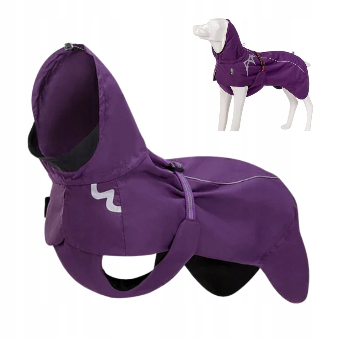 Levně Voděodolná bunda pro psa Winhyepet Extreme proti dešti 5XL 70 cm