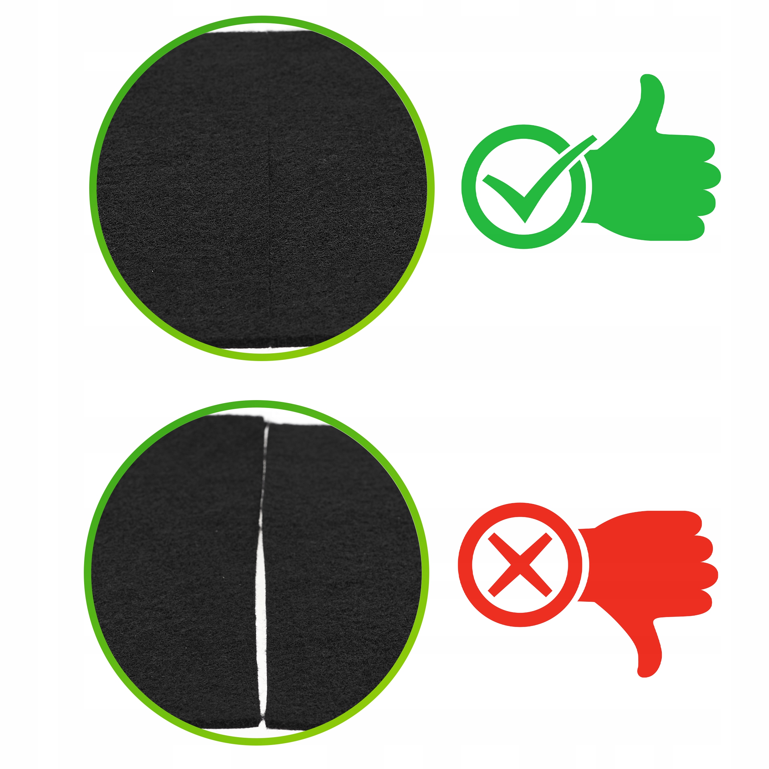 FILC SAMOPRZYLEPNY Z KLEJEM PODKŁADKA PL 2cm x 100cm Grubość 3 mm